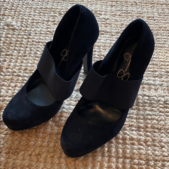 Jessica Simpson Black Heels - Picture 1 of 5